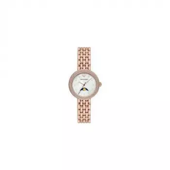 Relógio de quartzo analógico de mulher ARMANI AR11462 32 mm aço inoxidável prateado