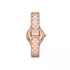 ARMANI Relógio de mulher AR11523 Gianni T-Bar de quartzo 32mm ouro rosa aço inoxidável