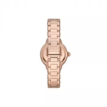 ARMANI Relógio de mulher AR11523 Gianni T-Bar de quartzo 32mm ouro rosa aço inoxidável