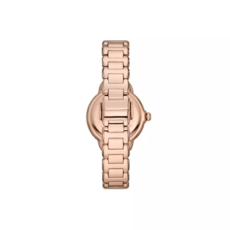 ARMANI Relógio de mulher AR11523 Gianni T-Bar de quartzo 32mm ouro rosa aço inoxidável