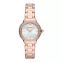 ARMANI Relógio de mulher AR11523 Gianni T-Bar de quartzo 32mm ouro rosa aço inoxidável