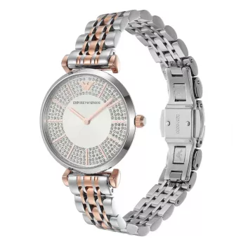 Relógio ARMANI para mulher AR11537 32mm aço inoxidável mostrador prateado
