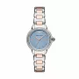 ARMANI relógio de senhora AR11597 32mm aço inoxidável mostrador prateado bracelete de malha milanesa