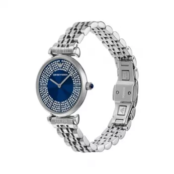 Relógio de mulher Armani AR11627 de quartzo analógico 32mm em aço inoxidável prateado