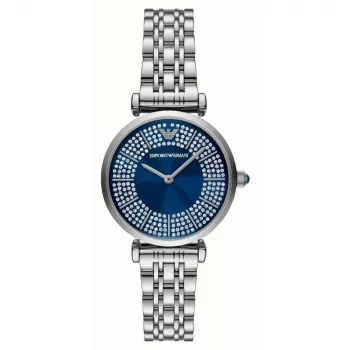 Relógio de mulher Armani AR11627 de quartzo analógico 32mm em aço inoxidável prateado