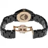 Relógio de mulher ARMANI AR1412 Cronógrafo de quartzo 35mm Preto Cerâmica