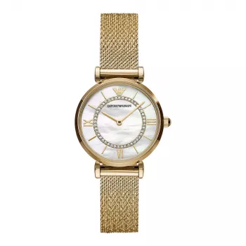 Relógio de mulher ARMANI AR11321 32 mm aço inoxidável mostrador prateado