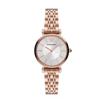 Relógio de mulher ARMANI AR11446 32 mm ouro rosa aço inoxidável