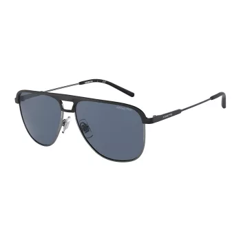 Óculos de sol ARNETTE AN3082-733-55 homem retangulares preto mate cinzento 57mm