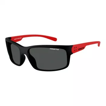 Óculos de sol de homem ARNETTE AN4242-275887, armação preto mate, lentes cinzentas, 62 mm