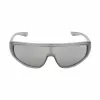 Óculos de sol unissexo ARNETTE AN4264 armação preto mate cinzento escuro espelhado prateado 135mm
