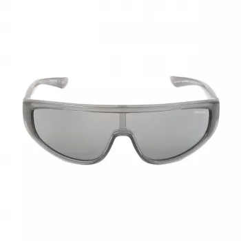 Óculos de sol unissexo ARNETTE AN4264 armação preto mate cinzento escuro espelhado prateado 135mm