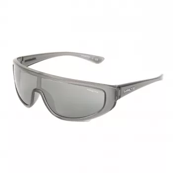 Óculos de sol unissexo ARNETTE AN4264 armação preto mate cinzento escuro espelhado prateado 135mm