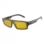 ARNETTE AN4268-41AN34 Óculos de sol retangulares de homem Preto mate 55/18/140 mm