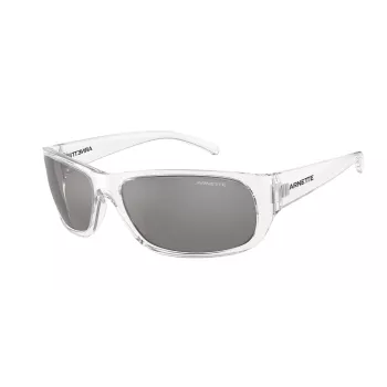 Óculos de sol ARNETTE AN4290-27556G homem, armação preta mate, lentes cinzentas espelhadas, 63 mm