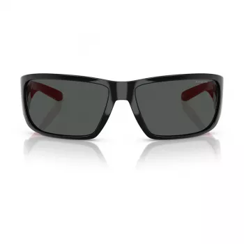 Óculos de sol de homem ARNETTE AN4297-275387, armação preta mate, lentes espelhadas cinzentas, 64/16/125 mm