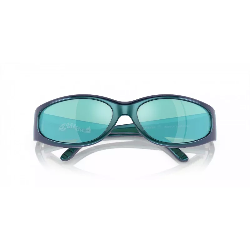 Óculos de sol retangulares ARNETTE AN4302-290925 homem, armação preta mate, lentes cinzentas, 62 mm