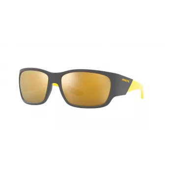 Óculos de sol ARNETTE AN4324-28775A unissexo, armação preta mate, lentes cinzentas, 61 mm
