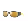 Óculos de sol ARNETTE AN4324-28775A unissexo, armação preta mate, lentes cinzentas, 61 mm