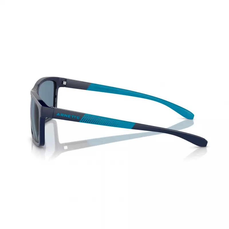 ARNETTE AN4328U27622V Óculos de sol de homem preto mate cinzento escuro prateado espelhado 58mm