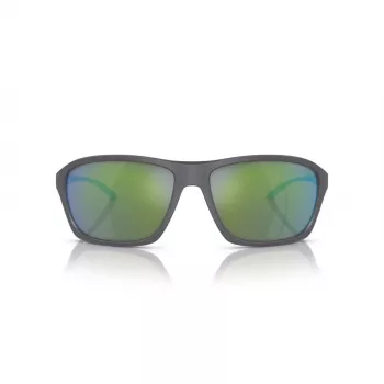 Óculos de sol unissexo ARNETTE AN4329-28538N, retangulares, armação preta mate, lentes cinzentas escuras, 63/17/130 mm