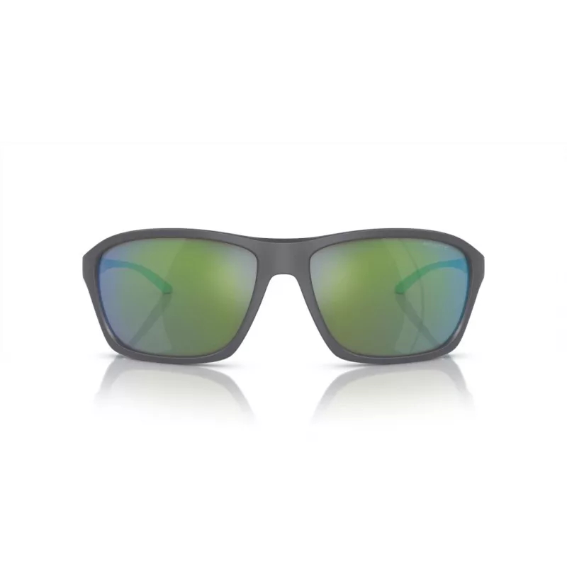 Óculos de sol unissexo ARNETTE AN4329-28538N, retangulares, armação preta mate, lentes cinzentas escuras, 63/17/130 mm
