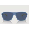 Óculos de sol retangulares polarizados ARNETTE AN4329-290280 homem preto mate/cinzento 63 mm