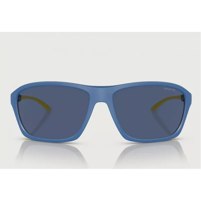 Óculos de sol retangulares polarizados ARNETTE AN4329-290280 homem preto mate/cinzento 63 mm