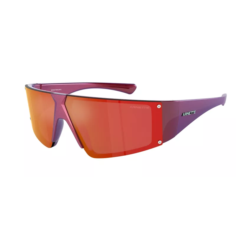 Óculos de sol unissexo ARNETTE AN4332-29206Q preto mate cinzento espelhado 69mm