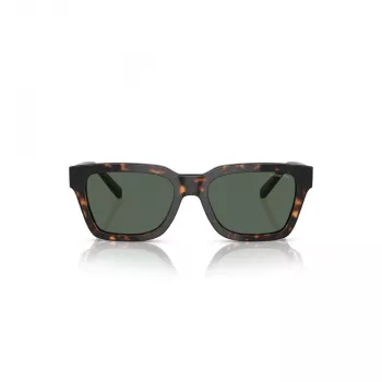 Óculos de sol retangulares de homem ARNETTE AN4334-122271 Armação preta mate, lentes cinzentas espelhadas prateadas 64/18/130 mm