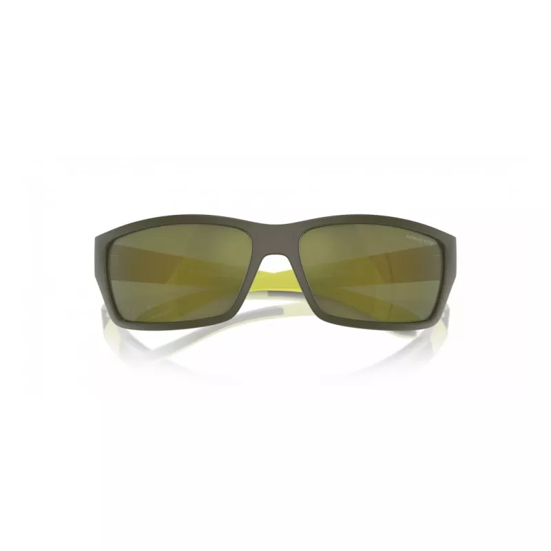 ARNETTE AN4336-28546R Óculos de sol de homem, preto mate, com lentes de policarbonato cinzento-escuro