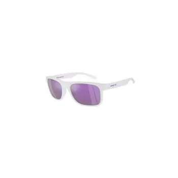 ARNETTE AN4341-27794V óculos de sol unissexo retangulares, armação preta mate, lentes cinzento escuro, 56/18/140 mm
