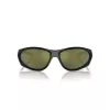 Arnette AN4342-29476R óculos de sol unissexo, armação preta mate, lentes espelhadas cinzento prateado, 62 mm de largura da lente