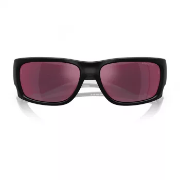 Óculos de sol retangulares de homem Arnette AN4345-29006Q preto mate cinzento-escuro 62mm