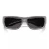 Óculos de sol retangulares de homem ARNETTE AN4345-296187 preto mate cinzento 62mm