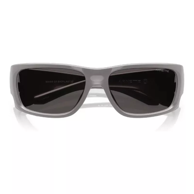 Óculos de sol retangulares de homem ARNETTE AN4345-296187 preto mate cinzento 62mm