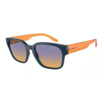 Óculos de sol retangulares unissexo ARNETTE Fastball AN4325-29012H preto mate 54 mm