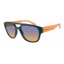 ARNETTE Óculos de sol de homem AN4327-29012H retangulares preto mate armação cinzenta lentes polarizadas 56mm