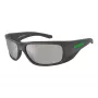 Óculos de sol de homem ARNETTE AN4345-28706G retangulares preto mate armação cinzento espelhado prateado lente 62mm