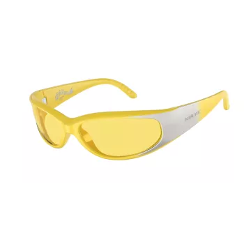 Óculos de sol unissexo ARNETTE AN4302-281685 Armação preta mate lentes cinzentas escuras 62/16/125 mm