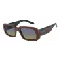 Óculos de sol unissexo ARNETTE AN431812382W5 Preto mate cinzento escuro espelho prateado 53mm