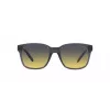 Óculos de sol unissexo ARNETTE AN432027862Q5 - armação retangular de propionato preto mate com lentes de policarbonato cinzento escuro polarizadas - 55/19/145 mm
