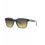 Óculos de sol unissexo ARNETTE AN432027862Q5 - armação retangular de propionato preto mate com lentes de policarbonato cinzento escuro polarizadas - 55/19/145 mm