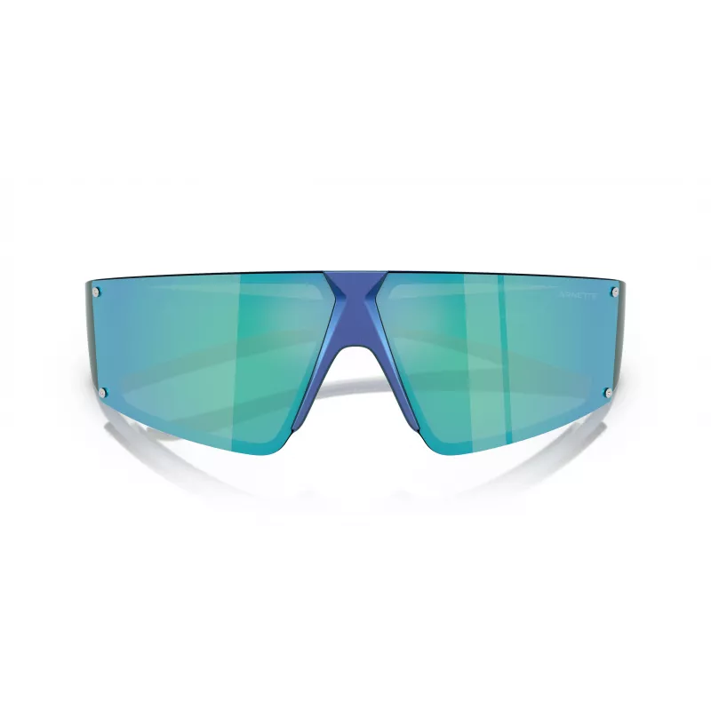 ARNETTE Óculos de sol unissexo AN4332-291855 Armação preto mate Lentes cinzento espelhado prateado 69/09/130 mm