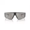 Óculos de sol unissexo ARNETTE AN433229006G6 - Armação preta mate, lentes cinzentas esverdeadas espelhadas, 69/09/130 mm