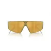 Óculos de sol ARNETTE AN433229227P6 unissexo - armação preta mate, lentes cinzentas polarizadas, 69/09/130 mm
