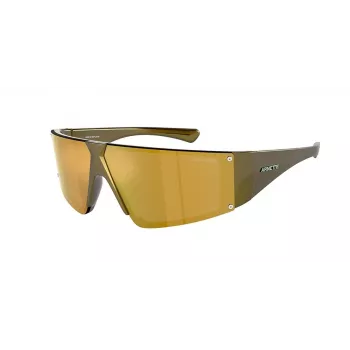 Óculos de sol ARNETTE AN433229227P6 unissexo - armação preta mate, lentes cinzentas polarizadas, 69/09/130 mm