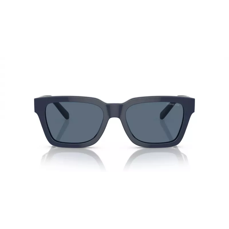 Óculos de sol unissexo ARNETTE AN4334-122180 armação preto mate lentes cinzentas espelhadas prateadas 53mm