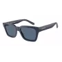 Óculos de sol unissexo ARNETTE AN4334-122180 armação preto mate lentes cinzentas espelhadas prateadas 53mm