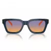Óculos de sol ARNETTE unissexo AN4334-12422H preto mate retangulares polarizados 53mm